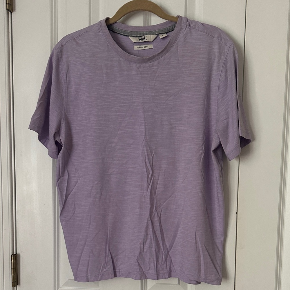 Joseph Abboud Light Purple Short Sleeve Tee